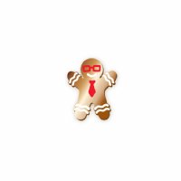 FKT2401: GINGERBREAD MAN LAPEL PIN - Closeouts