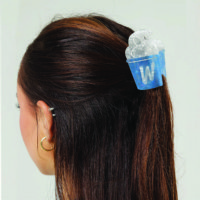 FG540: Frosty Hair Clip