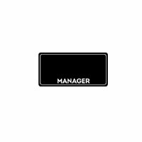 BD1764: Chalkboard Manager Badge