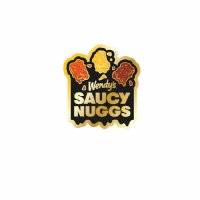 Saucy Nuggs Gold Decal