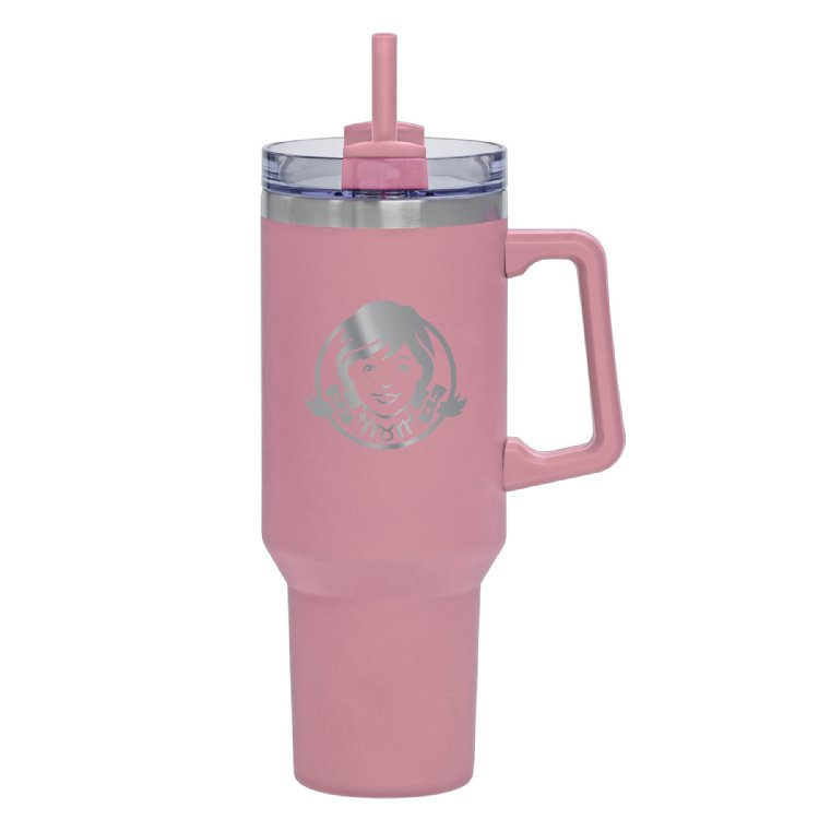 DR0321: 40oz Pink Stainless Mug