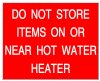 SSOP43: Hot Water Heater Sign